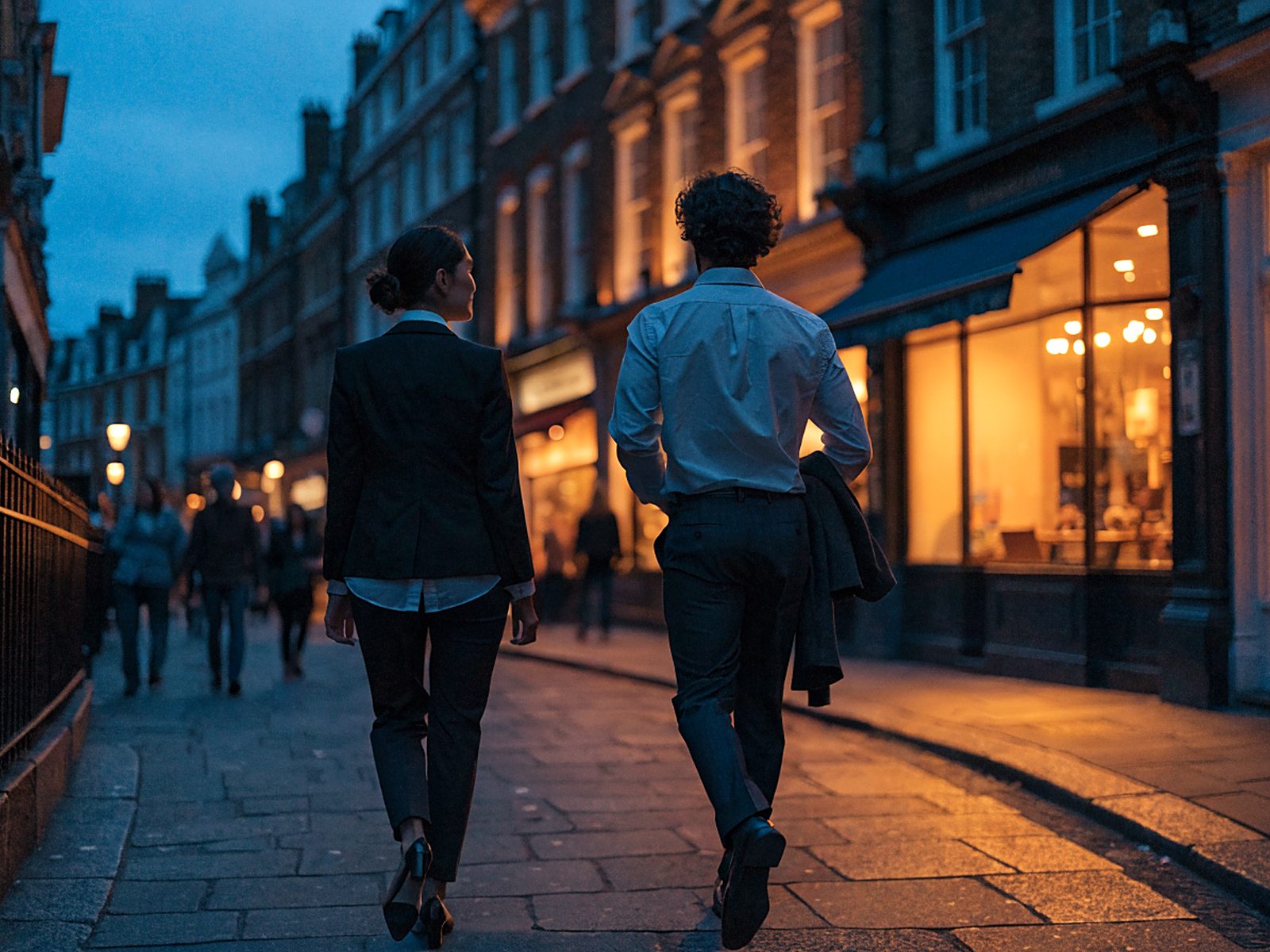 A relaxed evening out, money worries no longer running the show